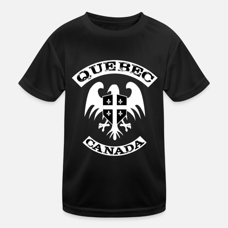 Quebec Kinder Funktions-T-Shirt