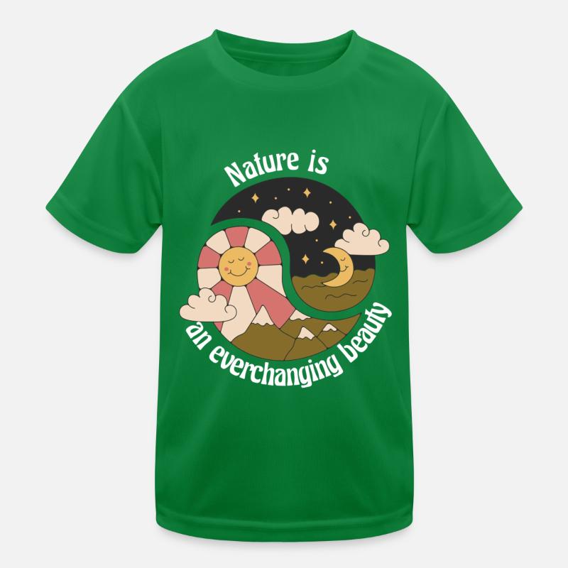 La nature est une beauté en constante évolution que la nature conçoit T-shirt sport Enfant