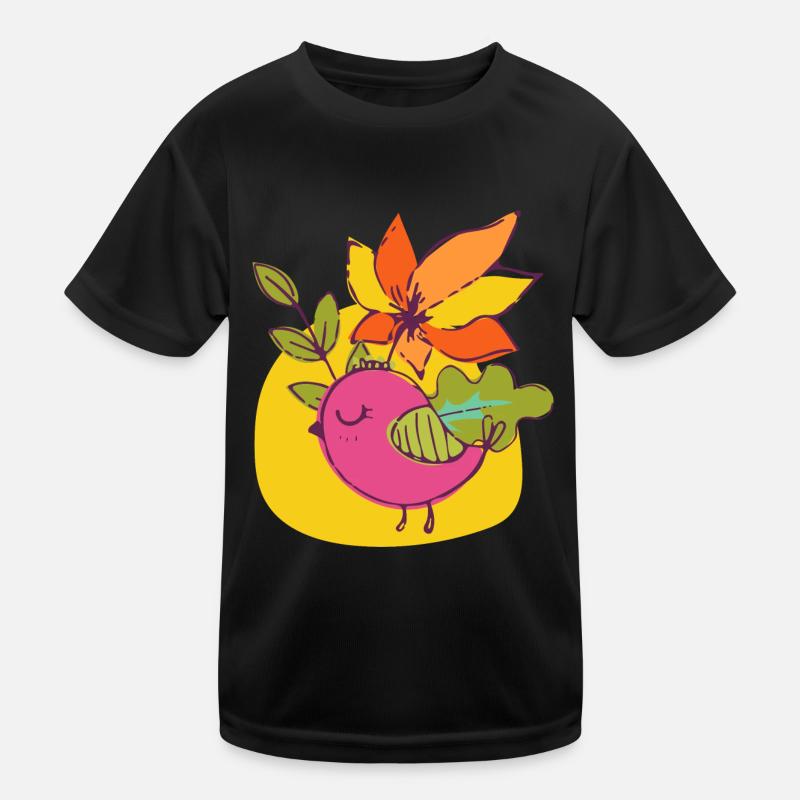 Vogel Kinder Funktions-T-Shirt