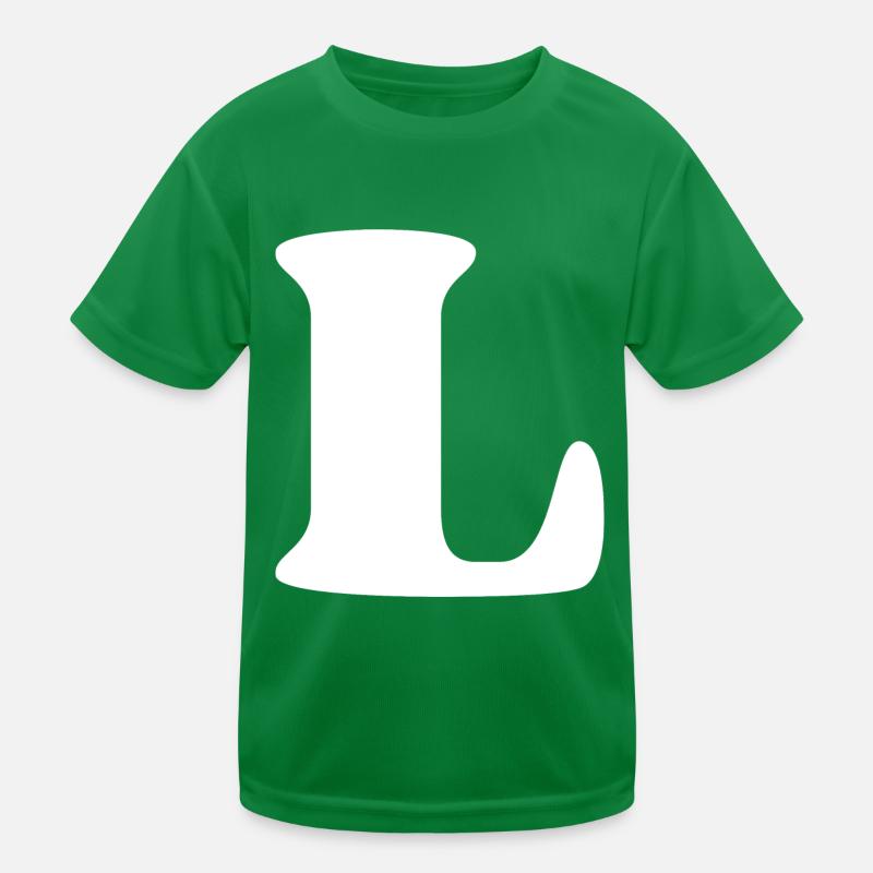 Buchstabe l Kinder Funktions-T-Shirt