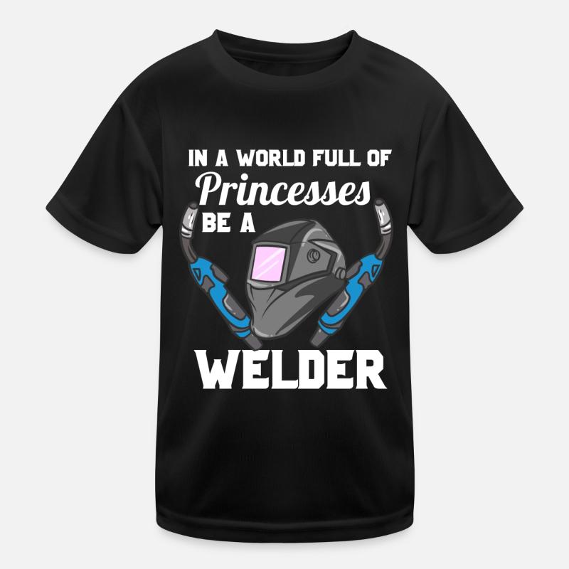Be A Welder Kinder Funktions-T-Shirt