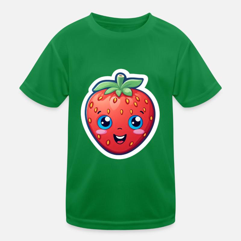 Erdbeere Anime Kinder Funktions-T-Shirt
