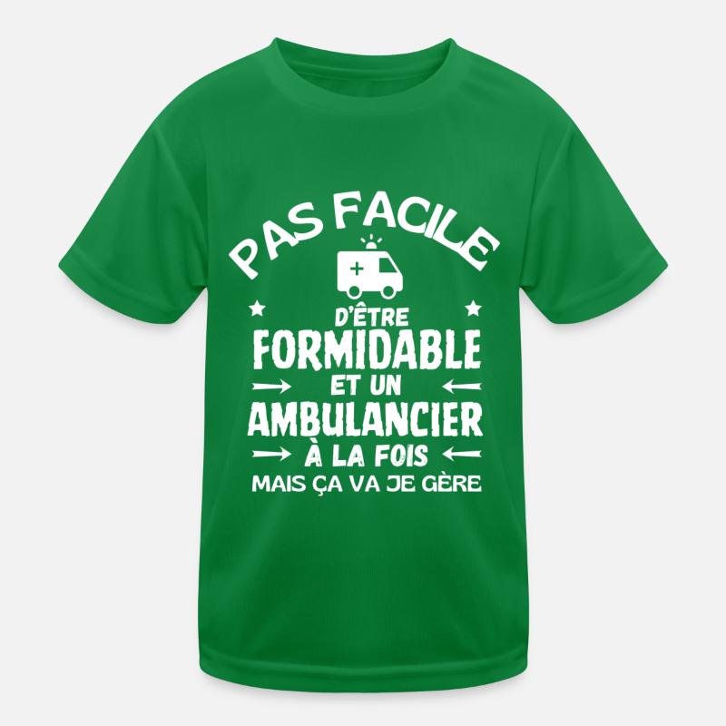 FORMIDABLE PARAMEDIC Kids Functional T-Shirt