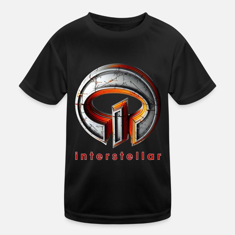 interstellar symbol design von 74elements - Kinder Funktions-T-Shirt - Schwarz
