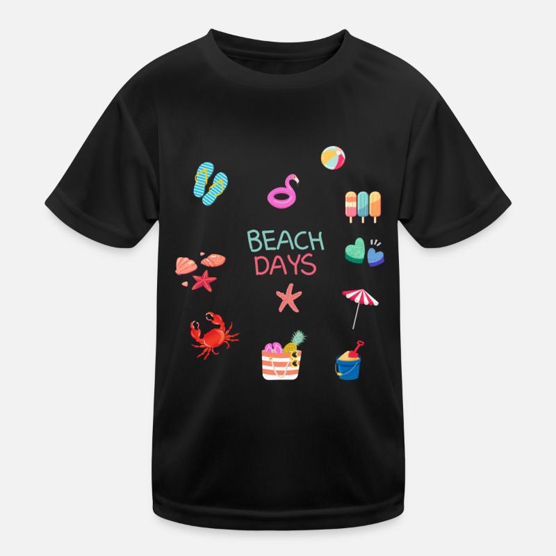 Beach Days Kids Functional T-Shirt