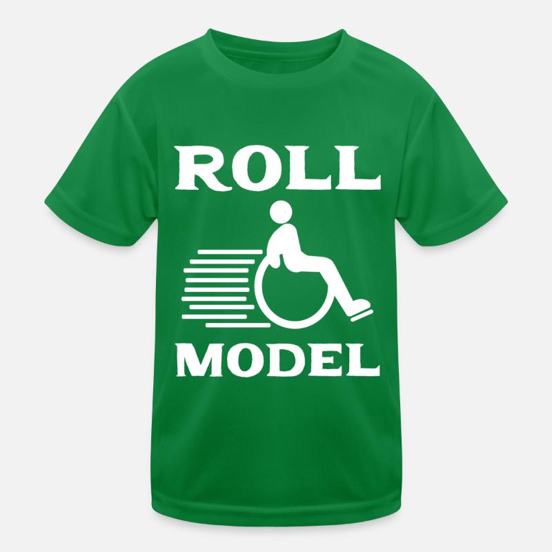 Rollstuhl Kinder Funktions-T-Shirt