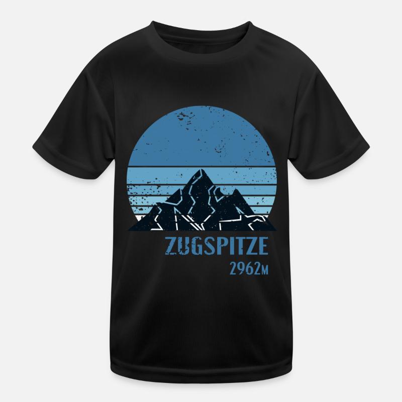 Hauteur Zugspitze Design T-shirt sport Enfant