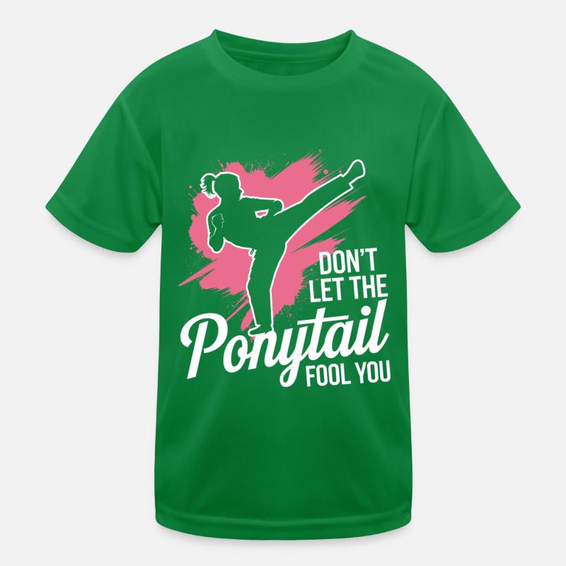 Queue de cheval avec puissance T-shirt sport Enfant