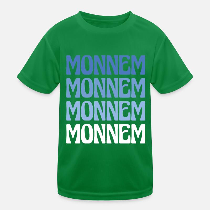 Monnem Mannheim Dialect Gift Kids Functional T-Shirt