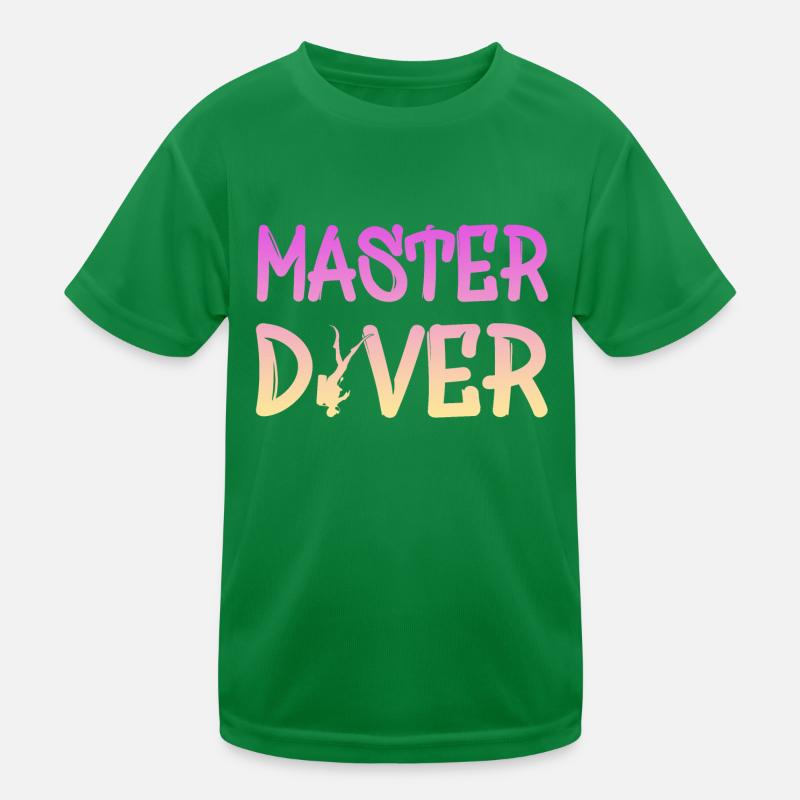 Master Diver Kinder Funktions-T-Shirt