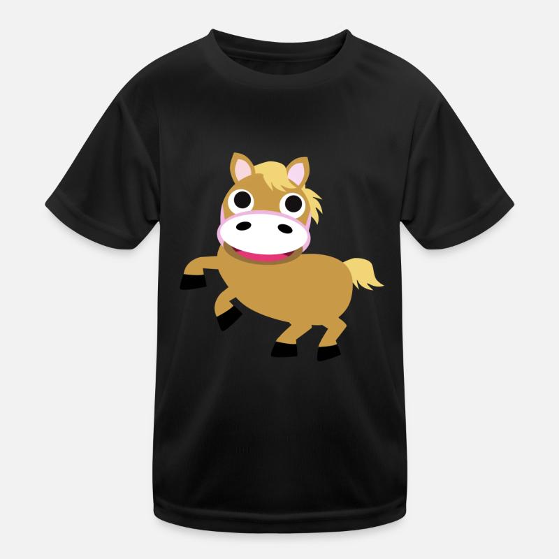 Pony - Haflinger Kinder Funktions-T-Shirt