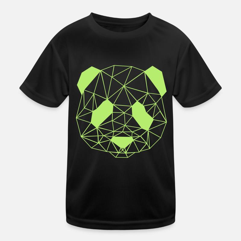 Panda - Kids Functional T-Shirt - black