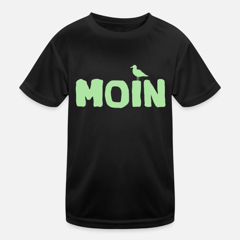 Moin la mouette - Idée cadeau chemise T-shirt sport Enfant