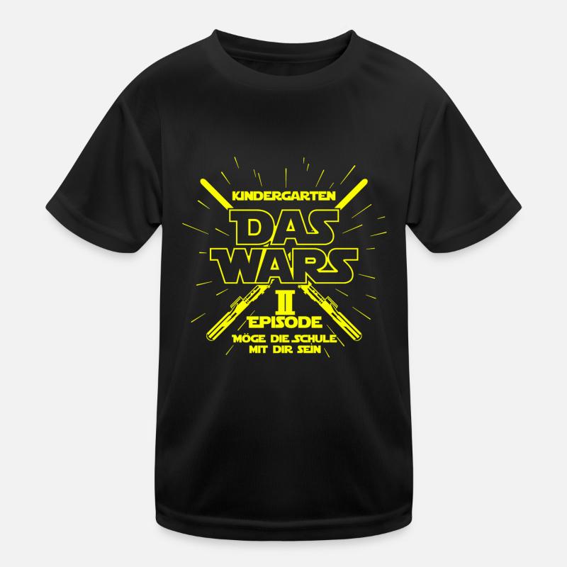 Kindergarten Das Wars Einschulung Schulkind Lustig Kinder Funktions-T-Shirt