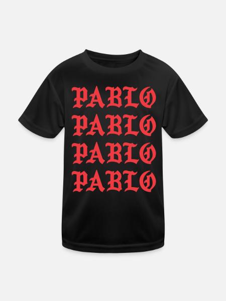 Pablo - Kids Functional T-Shirt - black - Front