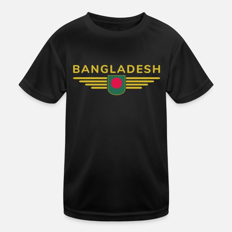 Bangladesch Design – Stolz & Kultur Kinder Funktions-T-Shirt