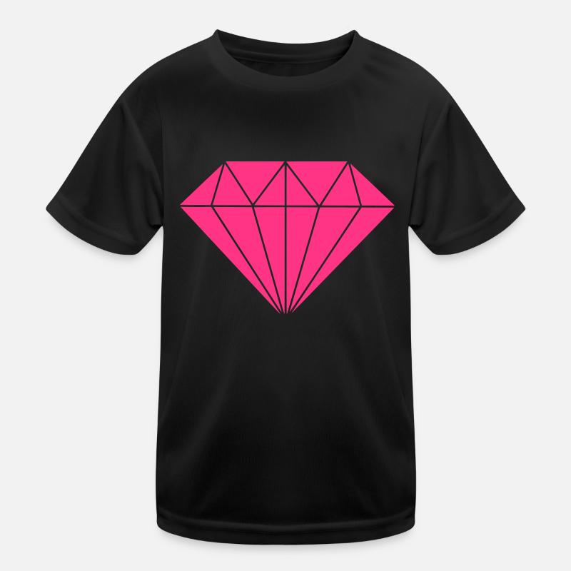 Diamant Kinder Funktions-T-Shirt