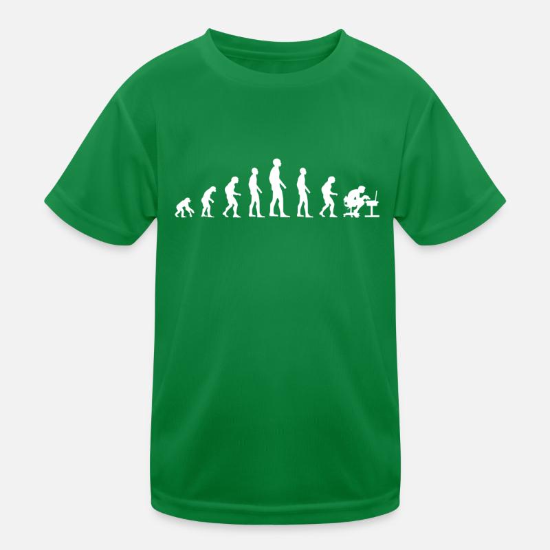 Human Evolution the Computer Gamer Generation Kinder Funktions-T-Shirt