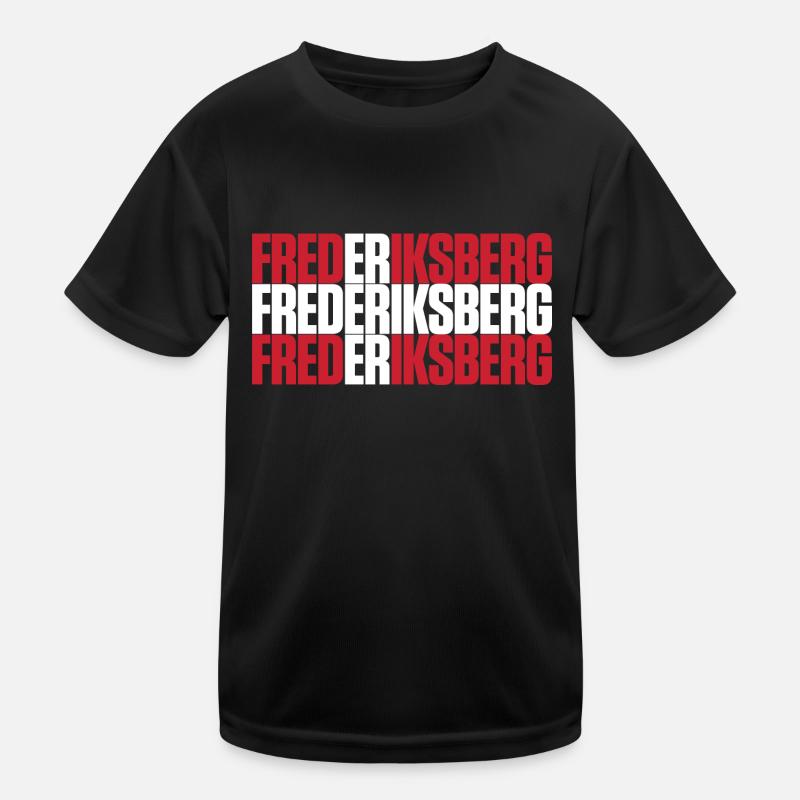 Frederiksberg Danemark Drapeau T-shirt sport Enfant