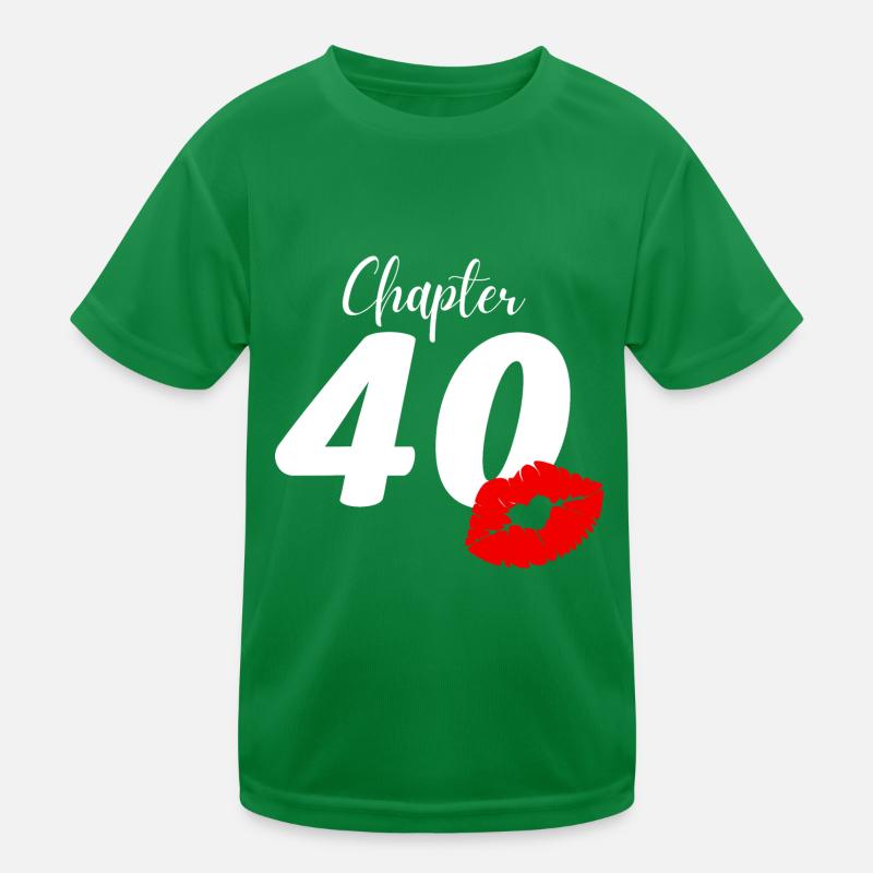 40th birthday Kids Functional T-Shirt