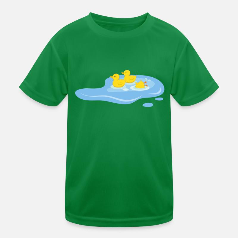 Canards dans une mare T-shirt sport Enfant