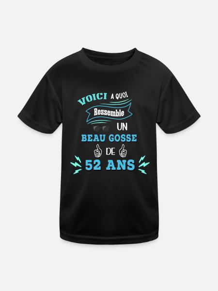 Idée De Cadeau Drôle Pour Les Beaux Gosses - T-shirt sport Enfant - noir - Devant