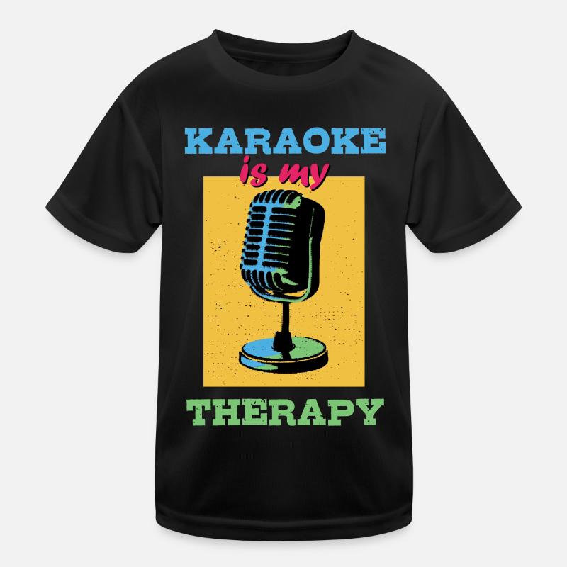 Karaoke is my therapy Kids Functional T-Shirt