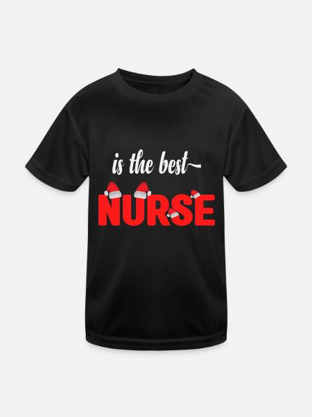 Meilleure infirmière - T-shirt sport Enfant - noir - Devant