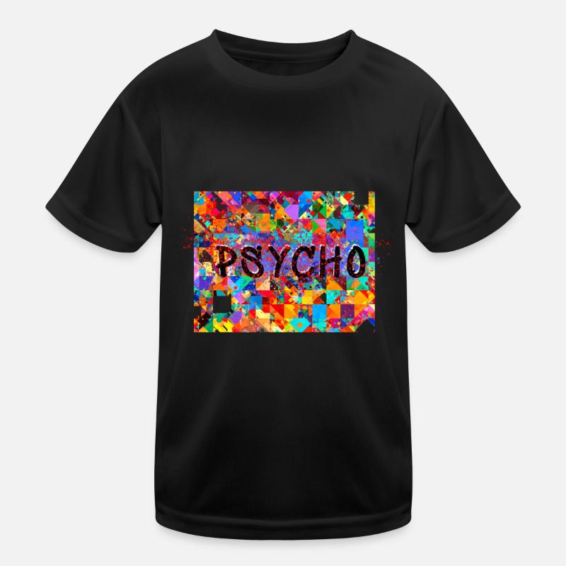 Pattern, Pop Art, Psycho, Psychedelic Kids Functional T-Shirt