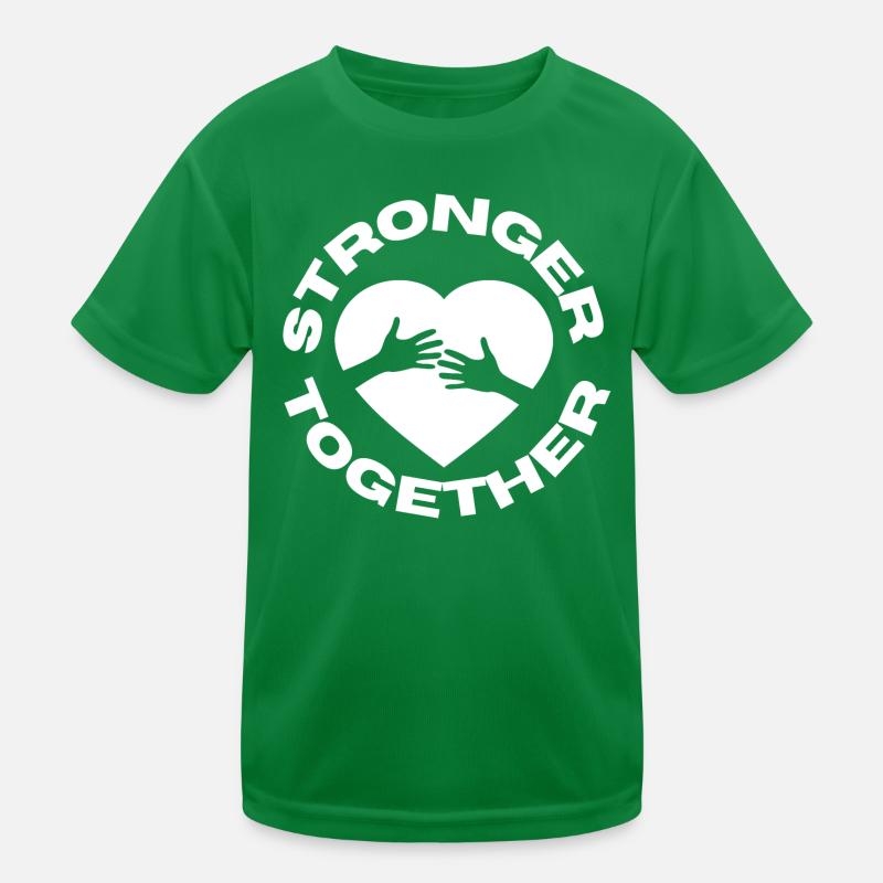 Strong together C19 Corona Covid Help Humanity Kids Functional T-Shirt
