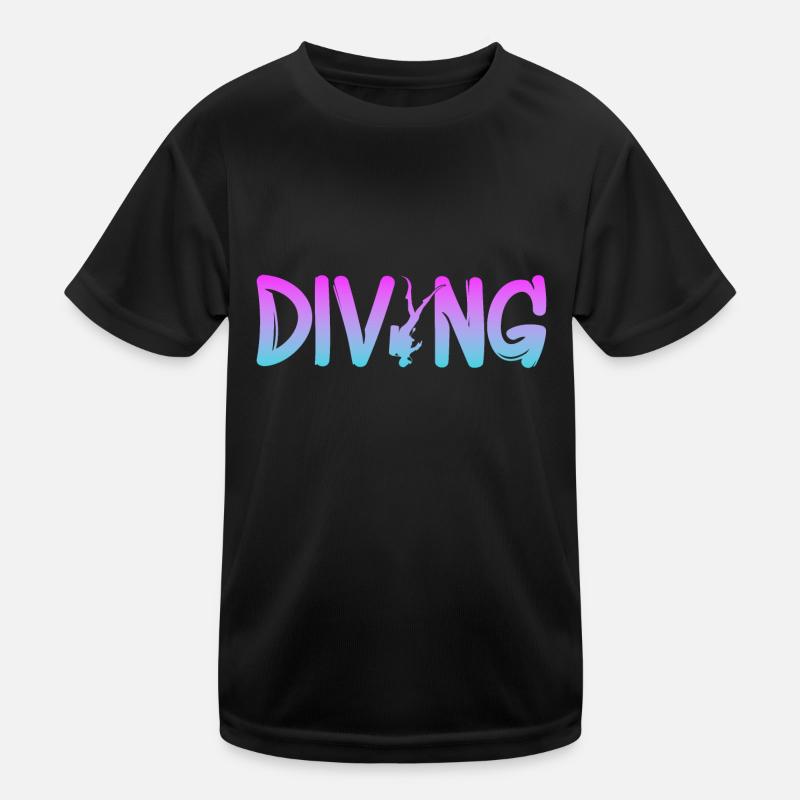 Tauchen Diving Kinder Funktions-T-Shirt