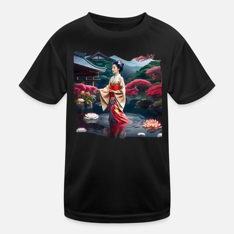 Dame japonaise T-shirt sport Enfant