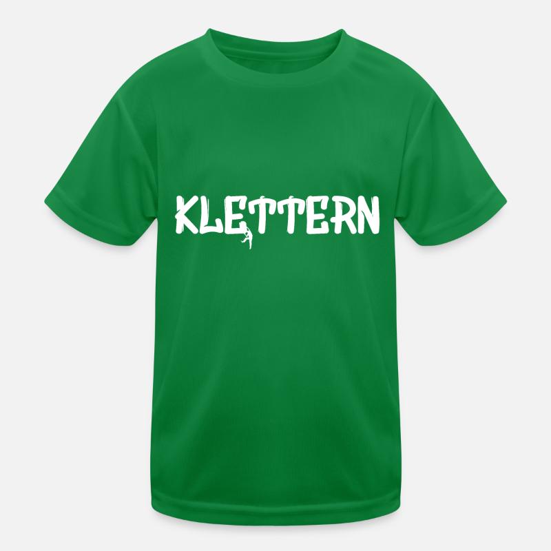 klettern Kinder Funktions-T-Shirt