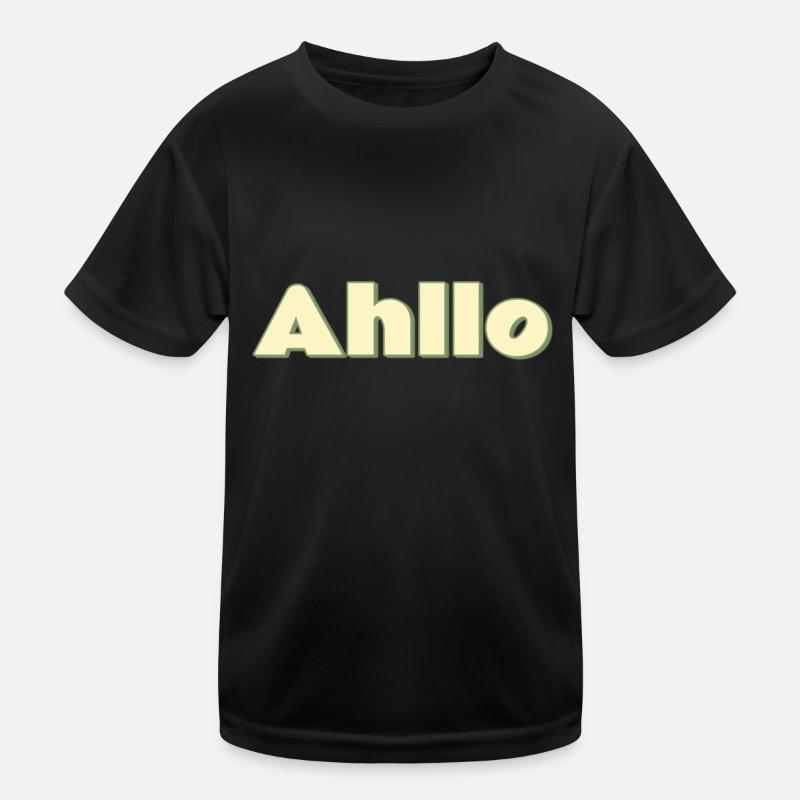 Ahllo - Kids Functional T-Shirt - black