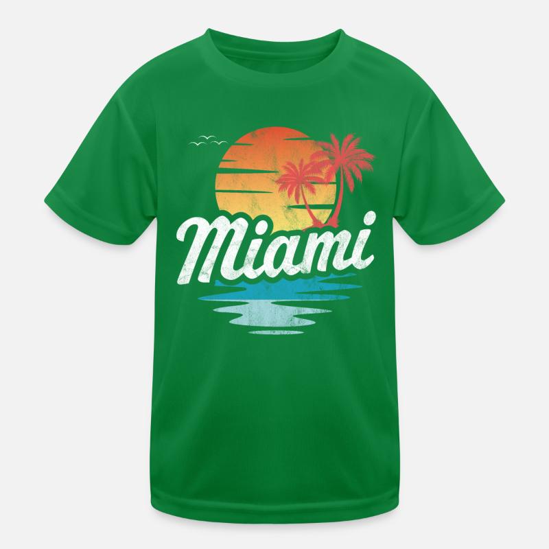 Miami Kinder Funktions-T-Shirt