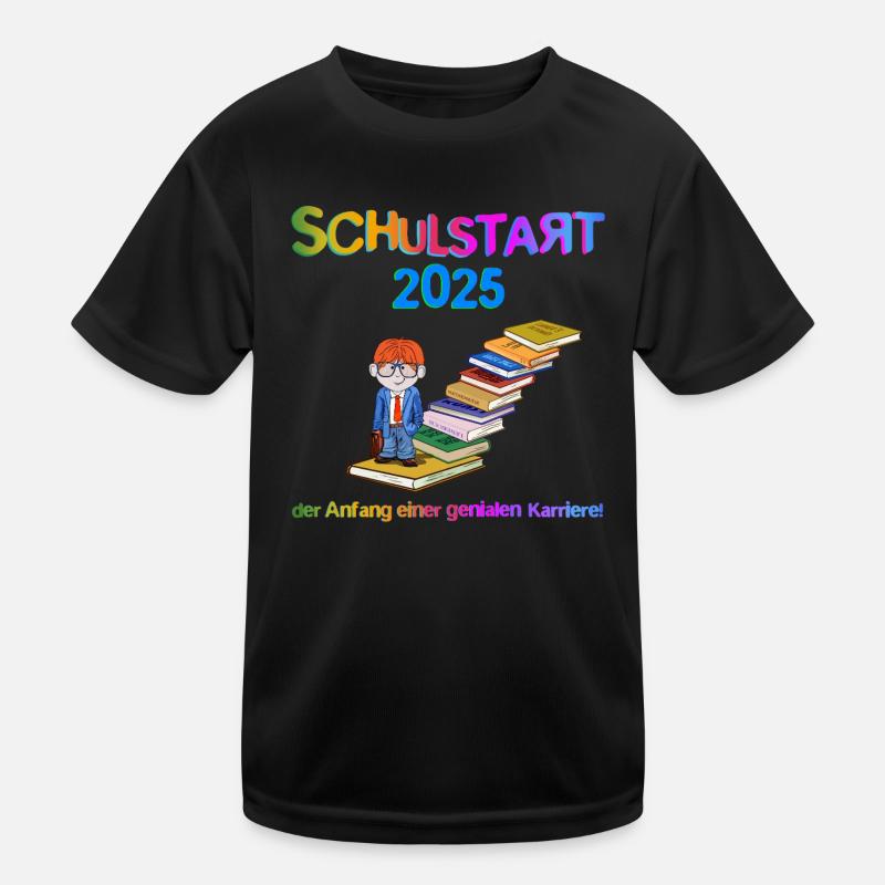 Schulstart 2025 Kinder Funktions-T-Shirt