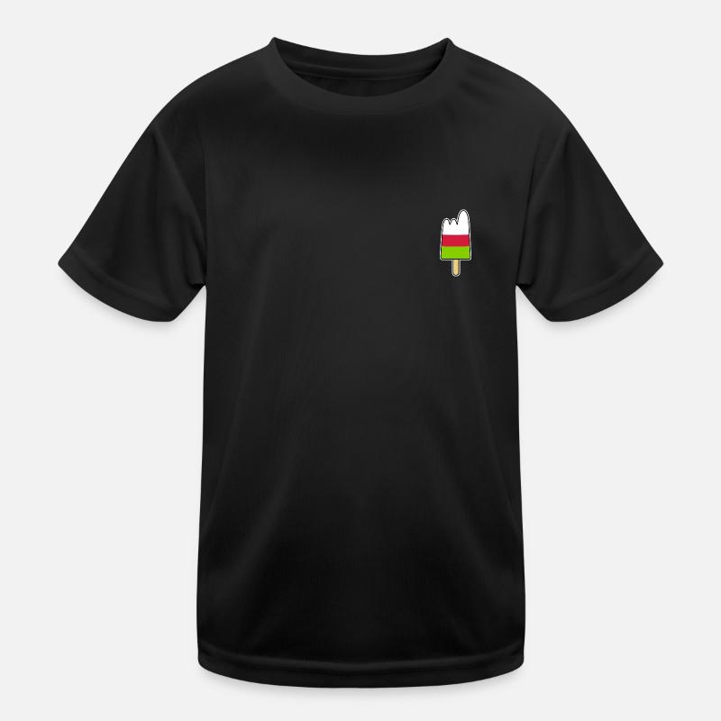 Eis am Stiel - Berge / Gletscher / Gipfel Kinder Funktions-T-Shirt
