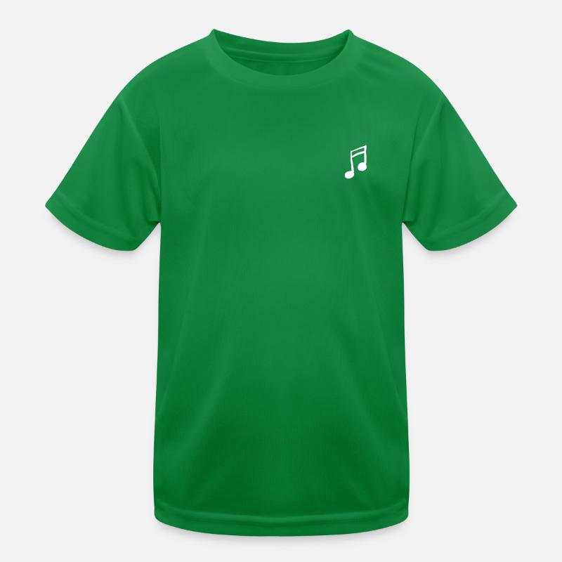 Note (Logo klein, weiß) Kinder Funktions-T-Shirt