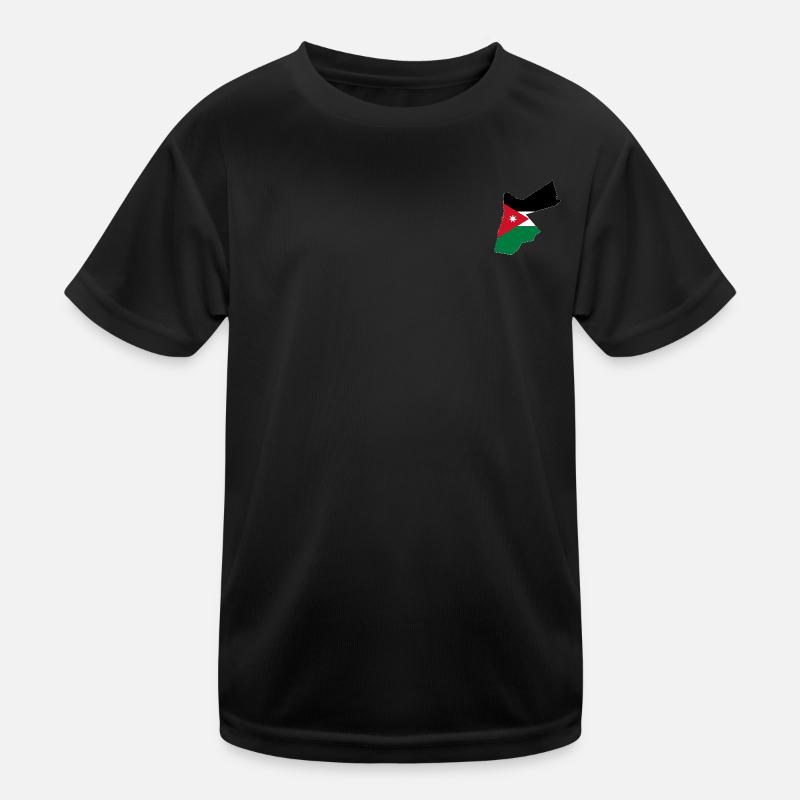 Jordan Flag Map Kids Functional T-Shirt