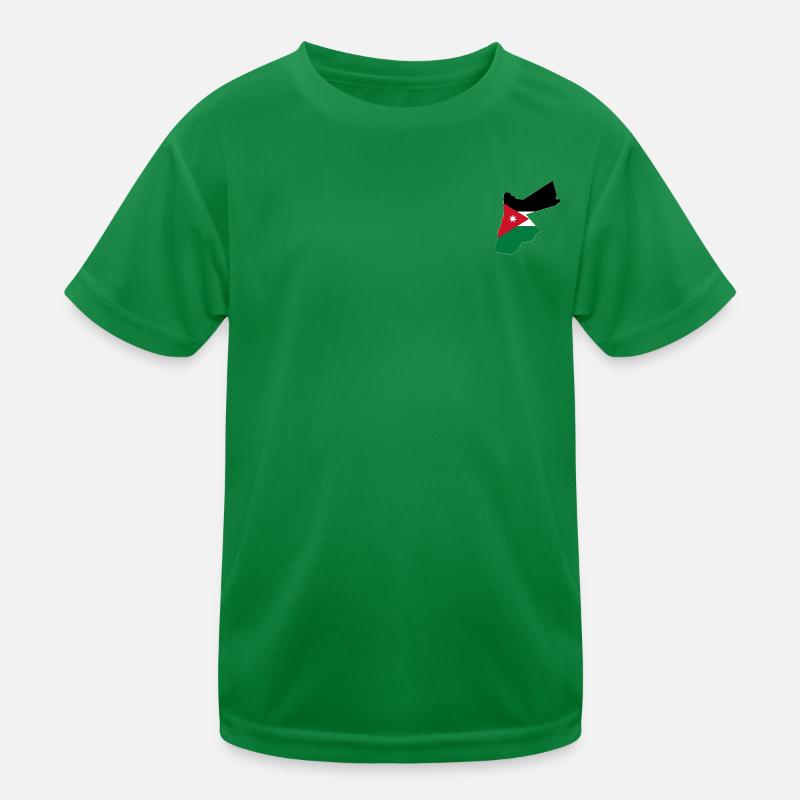 Jordan Flag Map Kids Functional T-Shirt