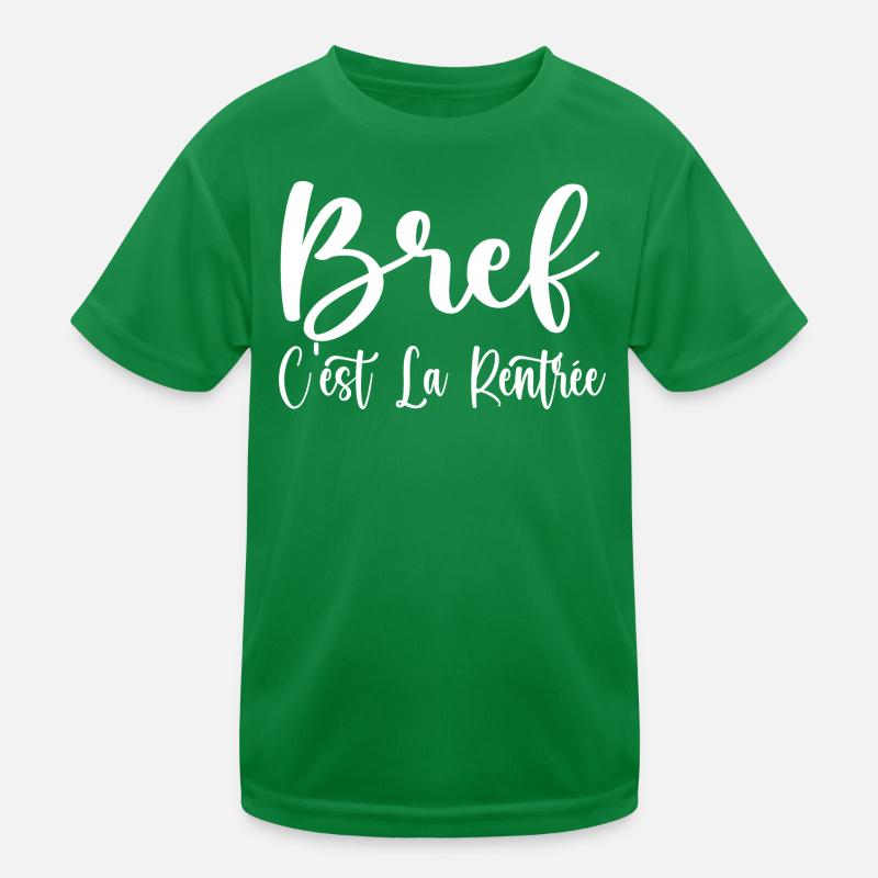 Bref C'est La Rentrée T-shirt sport Enfant