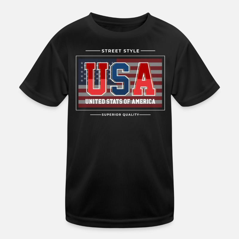 United States Kids Functional T-Shirt