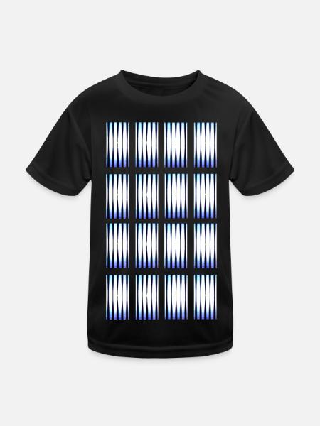 Hypnotic shades - Kids Functional T-Shirt - black - Front