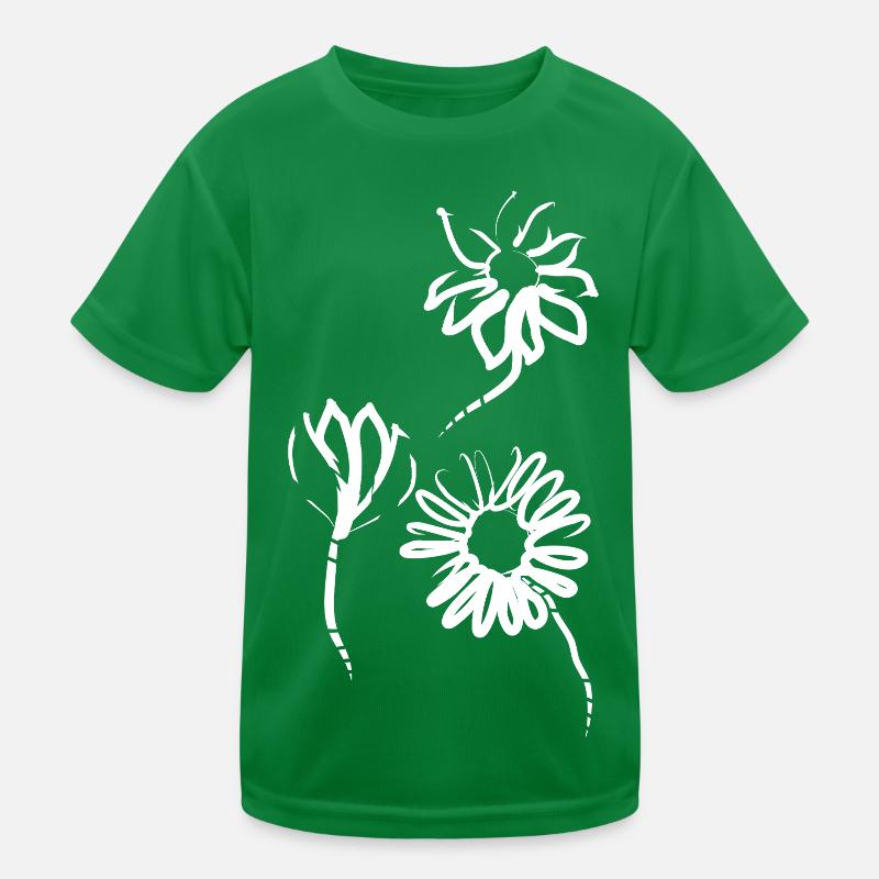 Spring Flowers Kids Functional T-Shirt
