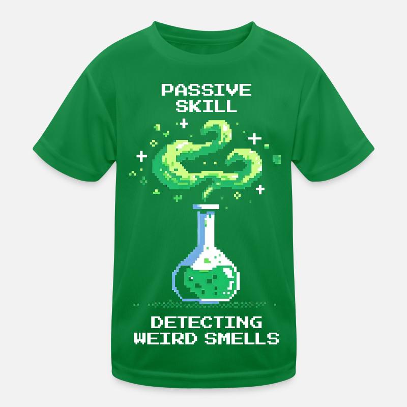 Compétence passive : détecter les odeurs étranges | Chimie T-shirt sport Enfant