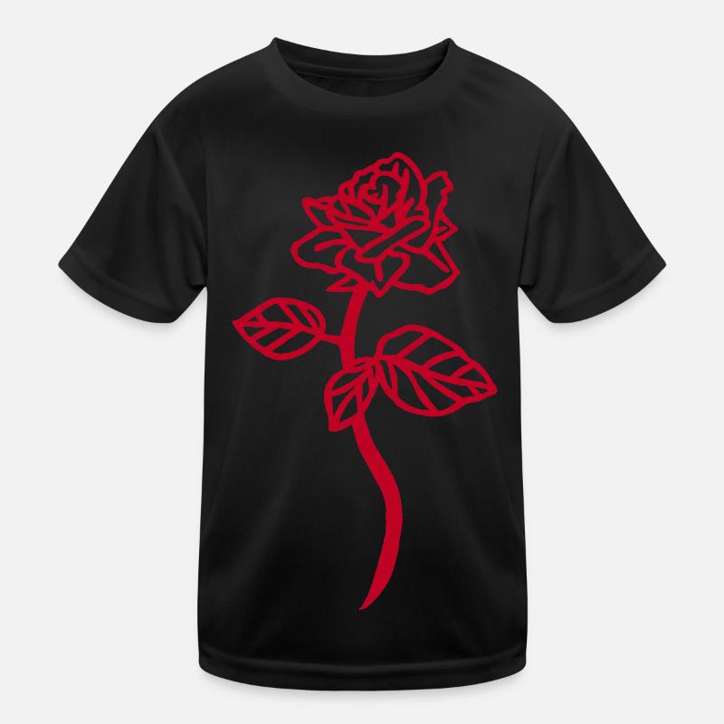 The red rose Kids Functional T-Shirt