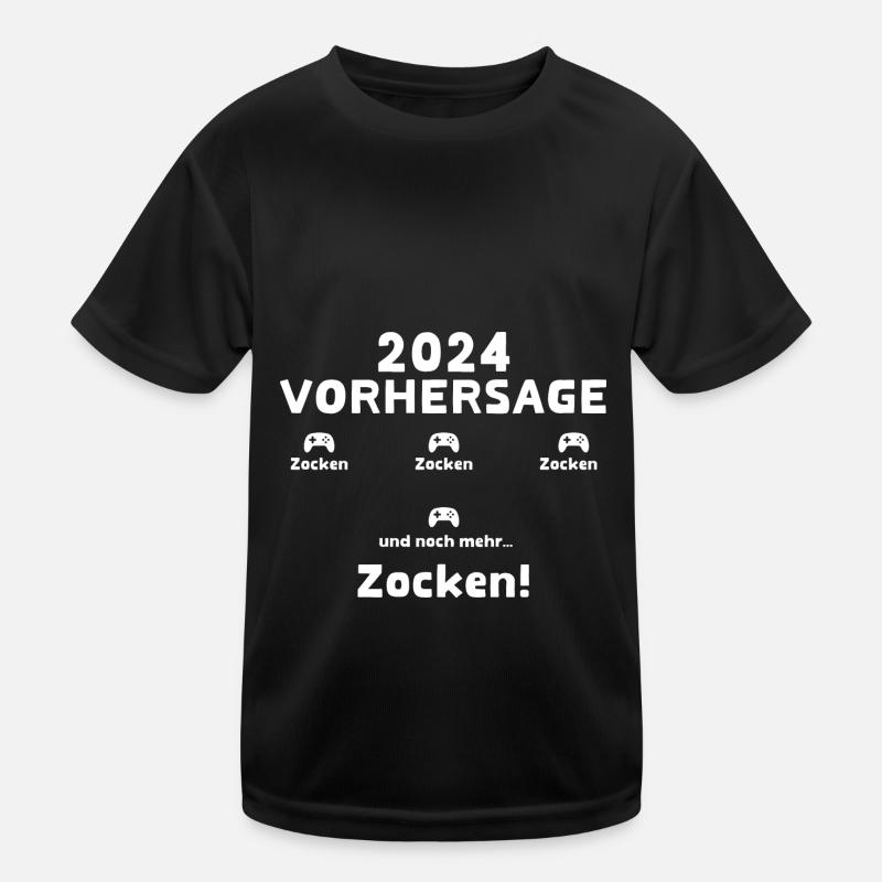 2024 Vorhersage Kinder Funktions-T-Shirt