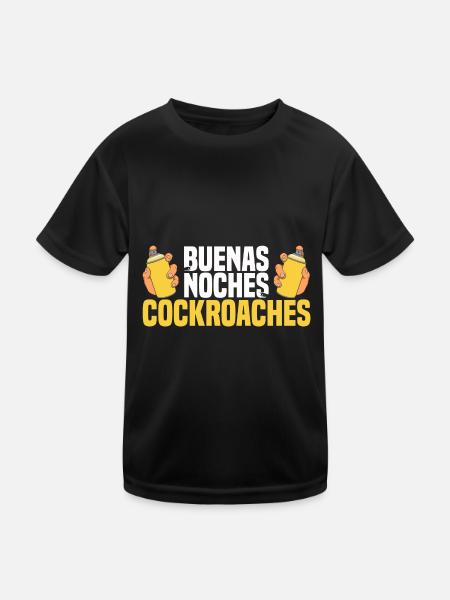 Pest Control - Kinder Funktions-T-Shirt - Schwarz - Vorne