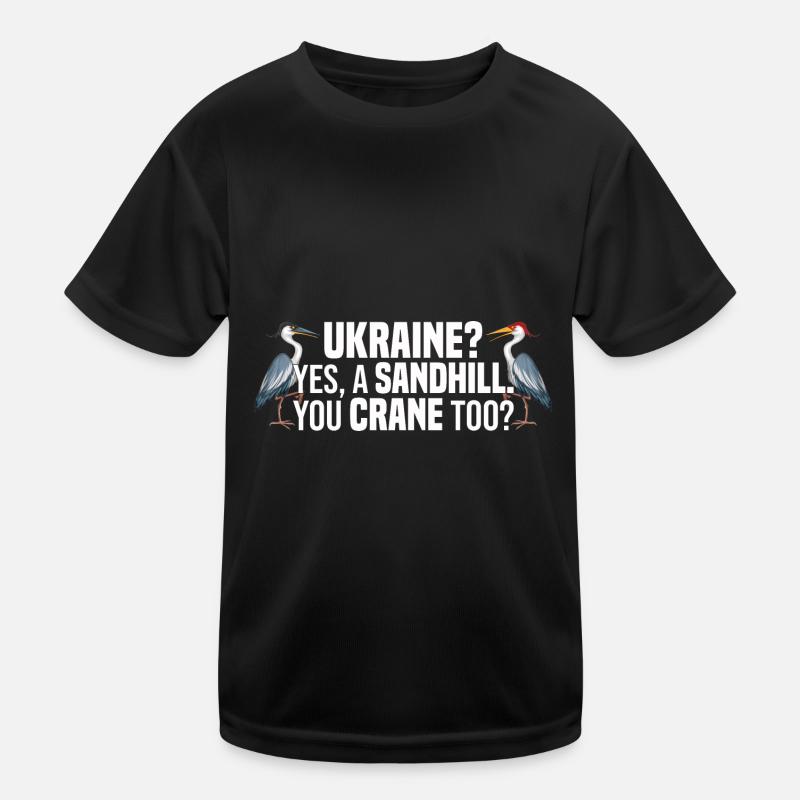 Kanadischer Kranich Kinder Funktions-T-Shirt