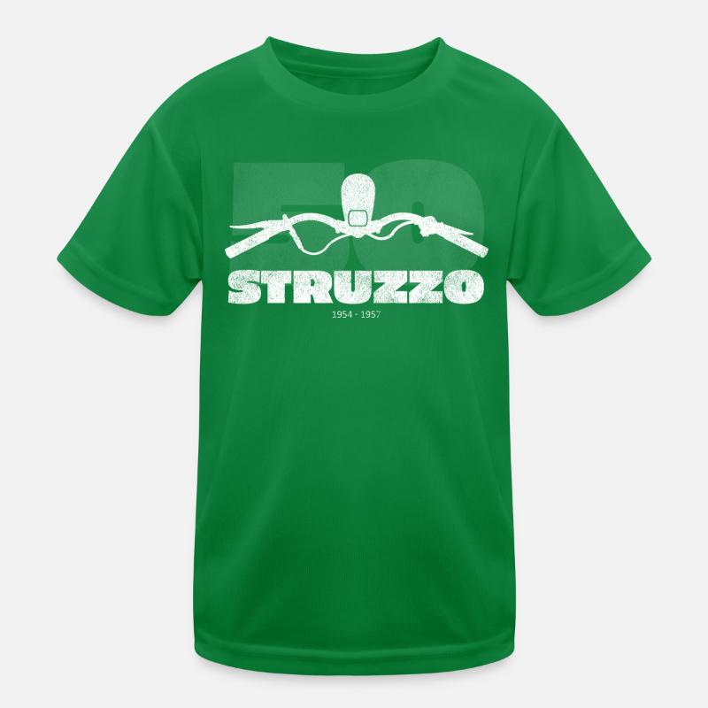Struzzo 50er Italien Schaltroller Motorroller Kinder Funktions-T-Shirt
